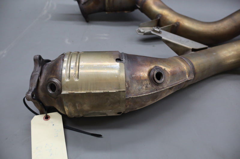Load image into Gallery viewer, 03-13 Bentley Continental GTC Exhaust Downpipe Left & Right Side Set OEM