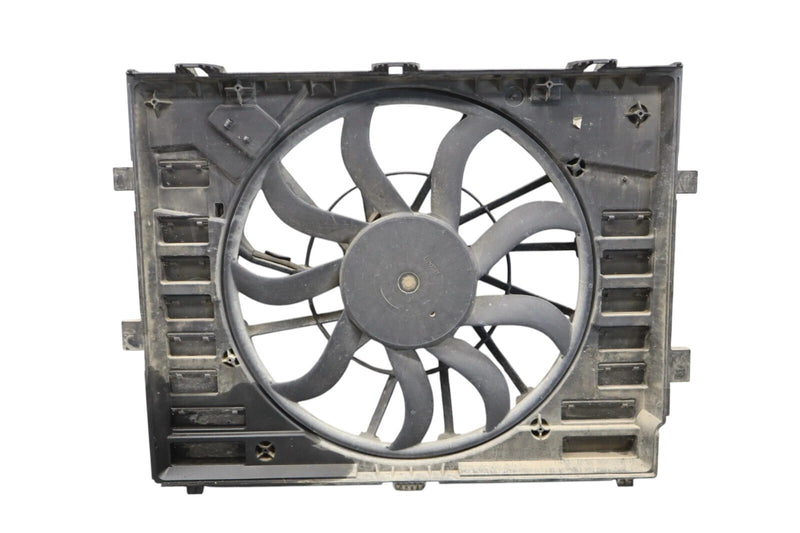 Load image into Gallery viewer, 11-17 Volkswagen VW Touareg Radiator Cooling Fan Shroud And Motor 7P0121207A Oem