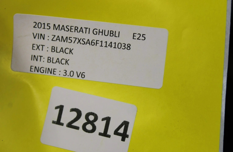 Load image into Gallery viewer, 14-17 Maserati Ghibli Rear Left Driver Side Interior Door Panel 105804692C Oem