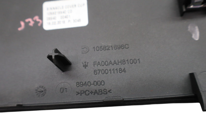 Load image into Gallery viewer, 14-17 Maserati Ghibli Dash Speedometer Cluster Cover Trim Black 670011184 Oem