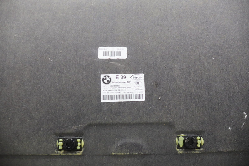 Load image into Gallery viewer, 09-16 BMW E89 Z4 3.0L Headliner Convertible Hard Top Roof Trim Panel Oem