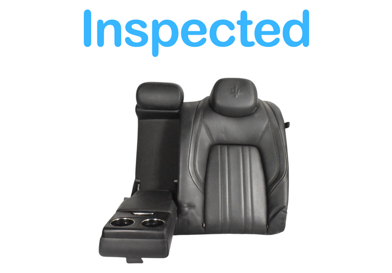 Load image into Gallery viewer, 14-17 Maserati Ghibli Rear Left Top Upper Seat Cushion Cover 06700498620 Oem