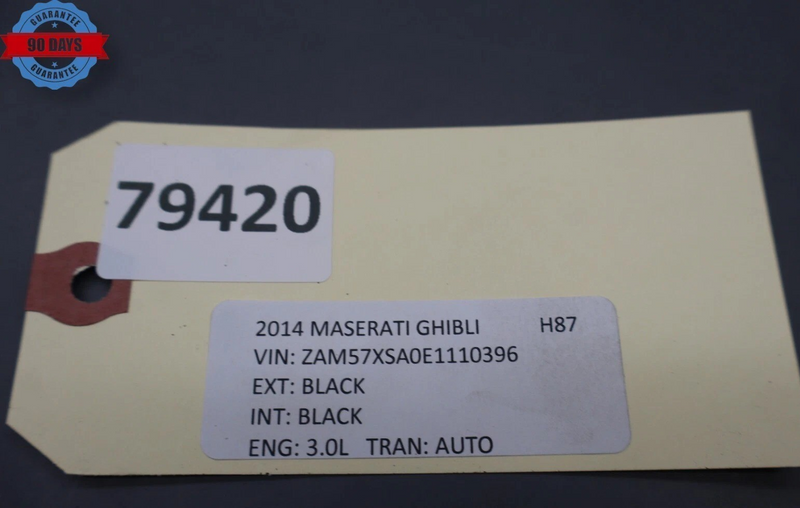 Load image into Gallery viewer, 14-22 Maserati Ghibli Rear Trunk Floor Carpet Cover Panel Black 6700256920 Oem