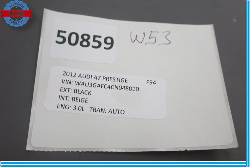 Load image into Gallery viewer, 12-18 Audi A7 Quattro Rear Left Driver Door Window Regulator W/o Motor Oem