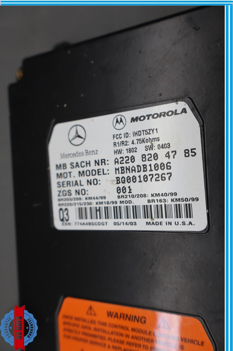 Load image into Gallery viewer, 00-06 Mercedes W220 SL500 SL55 AMG Voice Command Control Module ECU Oem