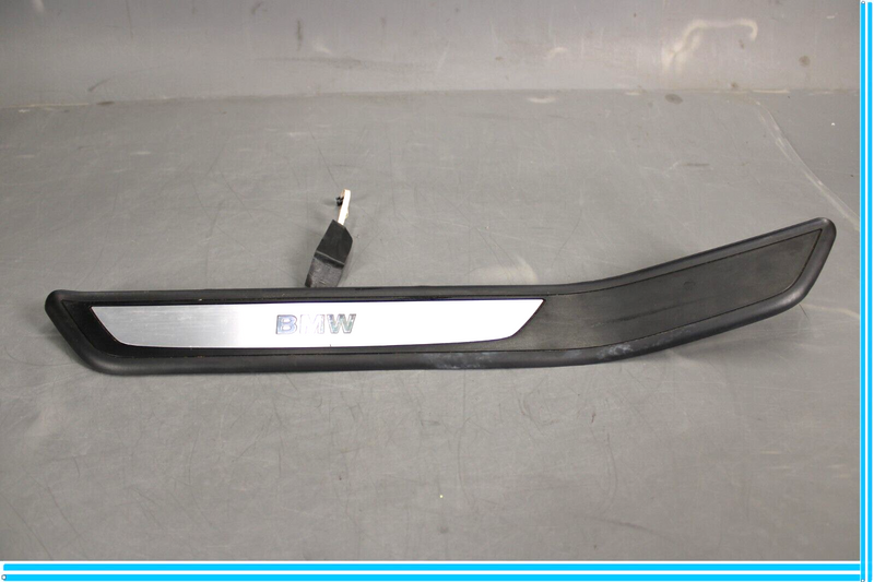 Load image into Gallery viewer, 09-15 BMW 750i 750Li F01 F02 Rear Left Door Sill Scuff Plate Trim 7181013 Oem