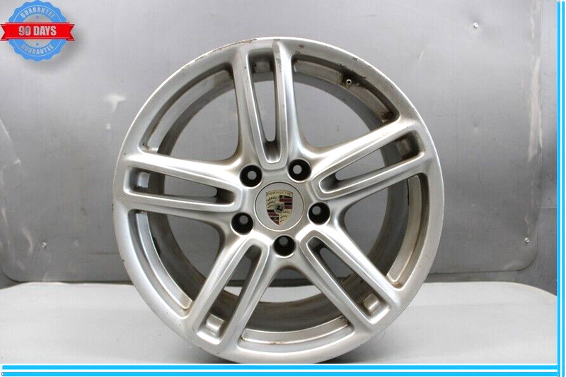 Load image into Gallery viewer, 10-16 Porsche Panamera 970 10 X 19 19" 5 Spoke Rear Wheel Rim Silver Oem