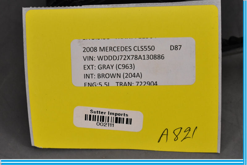 Load image into Gallery viewer, 06-11 Mercedes CLS550 CLS55 W219 Rear Seat AC A/C Control Air Vent Black Oem