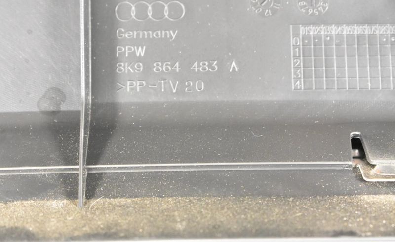 Load image into Gallery viewer, 09-12 Audi A4 Quattro Rear Tailgate Trunk Latch Cover Scuff Panel 8K9864483 Oem