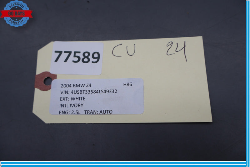 Load image into Gallery viewer, 03-08 BMW E85 Z4 Front Left Driver Seat Upper Top Seat Cushion Leather Oem