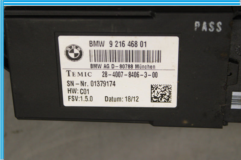 Load image into Gallery viewer, 12-16 BMW F30 328i 335i Rear Right Passenger Seat Heating Control Module Oem