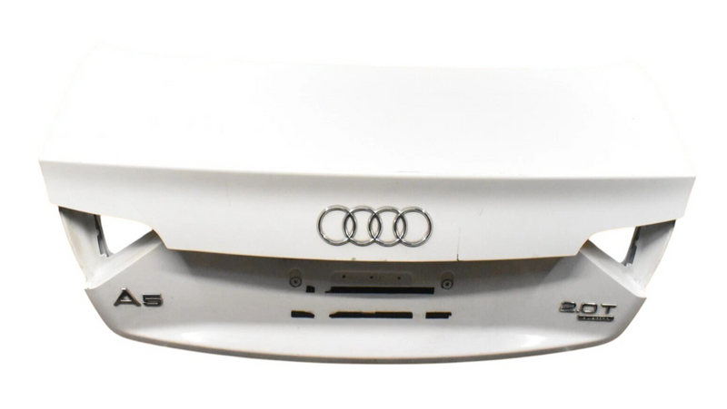 Load image into Gallery viewer, 08-16 Audi A5 Quattro Coupe Rear Trunk Deck Lid Hatch Trim Cover Panel White OEM