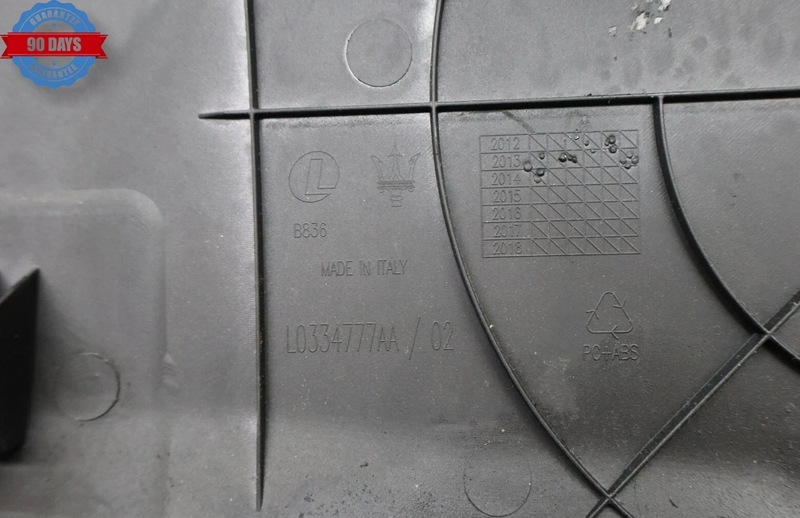 Load image into Gallery viewer, 14-22 Maserati Ghibli M157 Front Right Side Seat Switch Trim Cover Black Oem