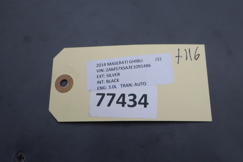 Load image into Gallery viewer, 14-17 Maserati Ghibli M157 Rear Right Window Regulator Support Bracket Plate Oem