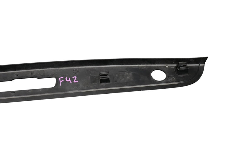 Load image into Gallery viewer, 06-12 Bentley Continental Flying Spur Rear Trunk Lid Upper Trim Panel Black OEM