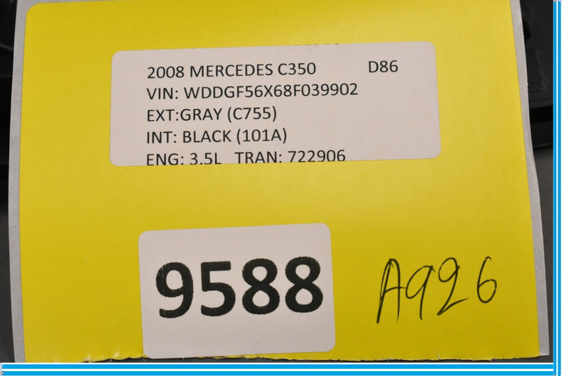 Load image into Gallery viewer, 08-15 Mercedes W204 C350 Front Left Side Seat Lumbar Support Cover Black Oem