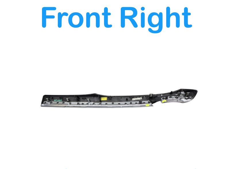 Load image into Gallery viewer, 09-15 BMW F01 750i 750Li Front Right Door Panel Wood Trim Cover Molding Oem