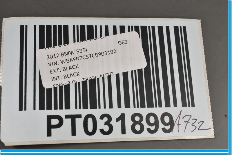 Load image into Gallery viewer, 11-13 BMW 528i 535i 550i F10 Headlight Washer Cap Cover Oem