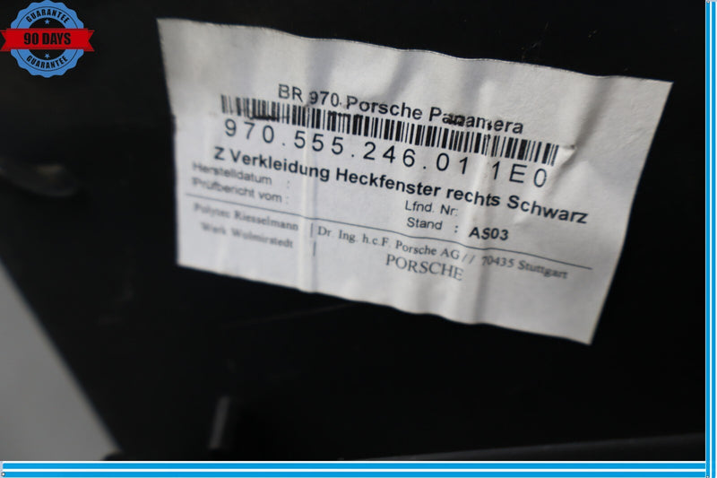 Load image into Gallery viewer, 10-16 Porsche Panamera Rear Right Passenger Side Trunk Tailgate Cover Oem