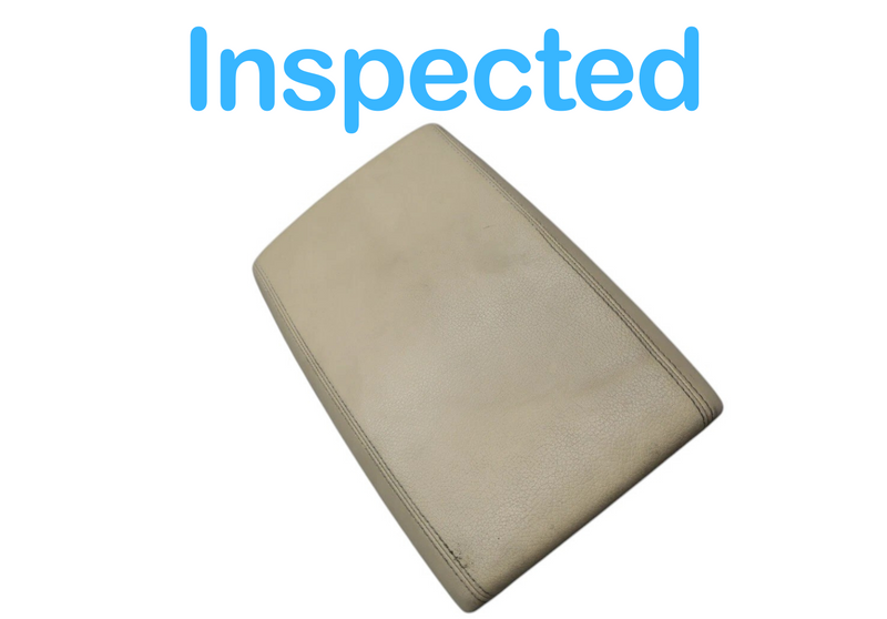 Load image into Gallery viewer, 12-18 Audi A7 Center Console Armrest Arm Rest Pad Cover Leather Beige OEM