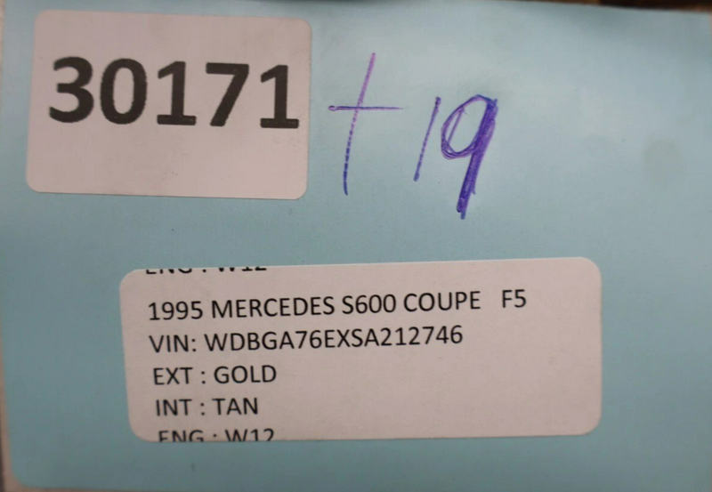 Load image into Gallery viewer, 94-99 Mercedes W140 S600 S500 Front Left Side Under Dash Lower Knee Panel Oem