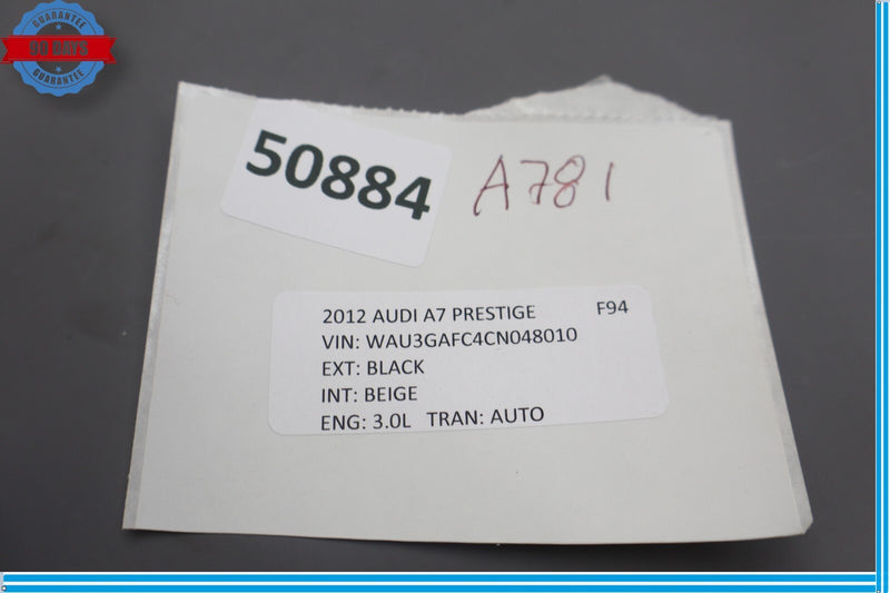 Load image into Gallery viewer, 12-15 Audi A7 Quattro Automatic Shifter Knob With Boot Black 4G1713139N Oem