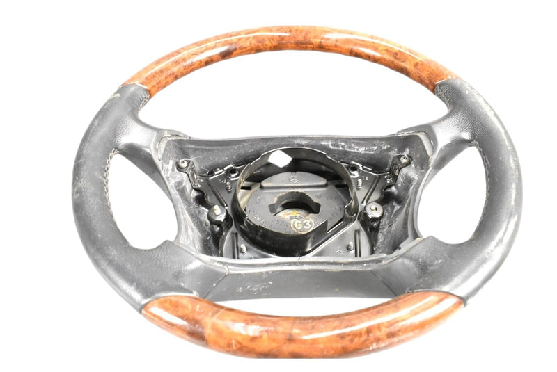 Load image into Gallery viewer, 00-06 Mercedes W215 CL500 CL600 Steering Wheel Woodgrain Leather 2204600503 OEM