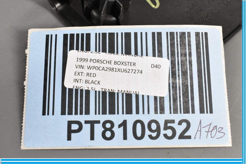 Load image into Gallery viewer, 97-04 Porsche Boxster Rear Trunk Latch Trim Cover 98655125100 Black Oem