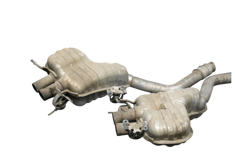 Load image into Gallery viewer, 03-12 Bentley Continental GTC Right & Left Exhaust Muffler Pipe Set Of 2 Oem