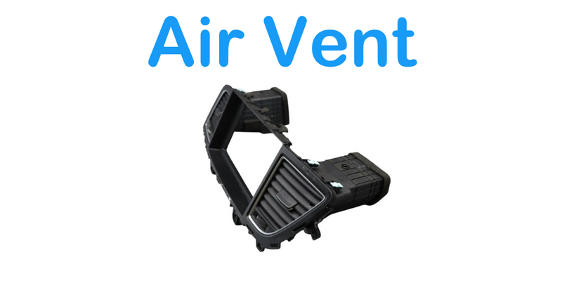 Load image into Gallery viewer, 15-20 Hyundai Genesis Center Dash Air Vent W/ Screen Bezel Trim 84743-B1000 Oem