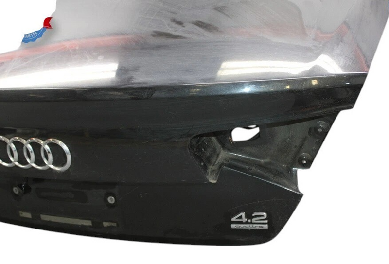 Load image into Gallery viewer, 11-14 Audi A8L A8 Quattro Rear Trunk Lid Deck Assembly Black 4H0827023B OEM