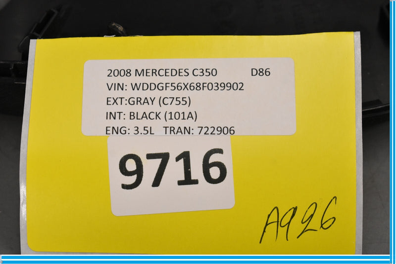 Load image into Gallery viewer, 08-14 Mercedes W204 C250 C300 C350 Front Right Side Seat Cover Trim Oem
