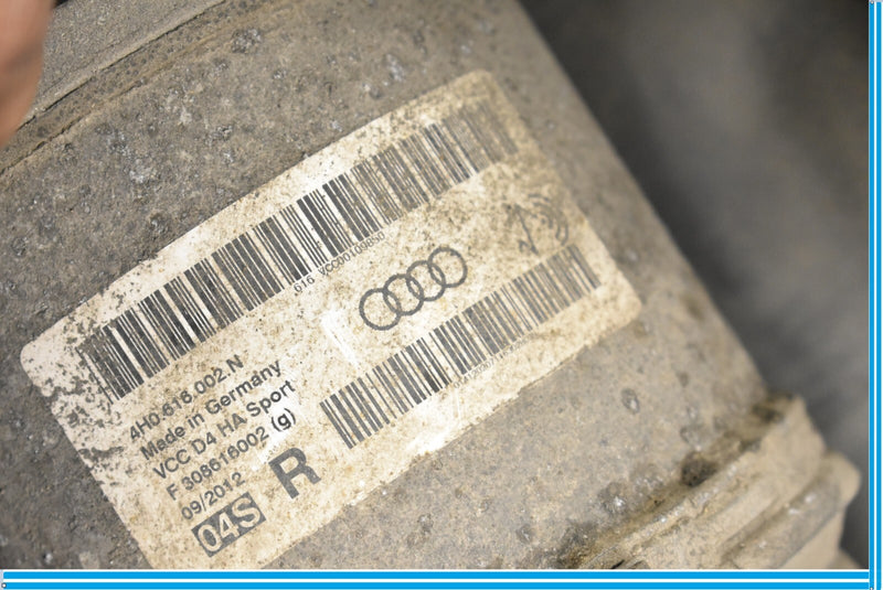 Load image into Gallery viewer, 11-18 Audi A8 S8 Rear Right Passenger Air Suspension Shock Strut 4H0616002N Oem