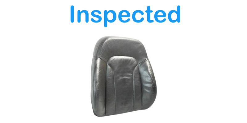 Load image into Gallery viewer, 07-09 Audi Q7 4L Front Left Driver Side Top Upper Seat Back Cushion Leather Oem