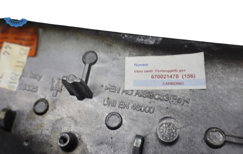 Load image into Gallery viewer, 14-17 Maserati Quattroporte Front Center Console Cover Trim Carbon 670021478 Oem