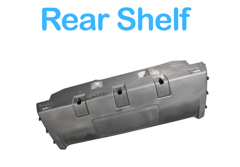 Load image into Gallery viewer, 14-17 Maserati Quattroporte Rear Upper Parcel Shelf Deck Panel Trim Black Oem