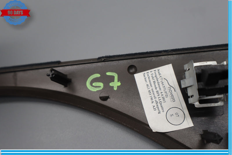 Load image into Gallery viewer, 12-15 Audi A6 Front Dash Right Side Molding Trim Wood Grain 4G1853190K Oem