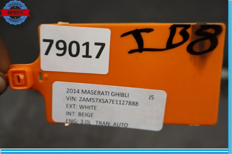 Load image into Gallery viewer, 14-17 Maserati Ghibli Rear Bumper Support Reinforcement Impact Bar 670004652 OEM