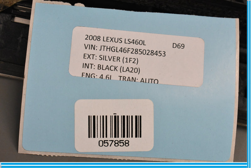 Load image into Gallery viewer, 07-12 Lexus LS460 Front Right Passenger Side Door Sill Scuff Trim Plate Oem