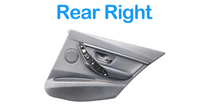 Load image into Gallery viewer, 12-18 BMW 320i 328i 428i Rear Right Passenger Side Interior Door Cover Panel Oem