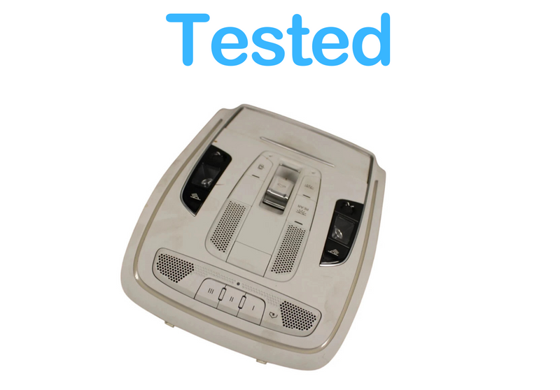 Load image into Gallery viewer, 11-18 Audi A8 Quattro Front Dome Reading Light W/ Sunroof Switch 4H0959719 Oem