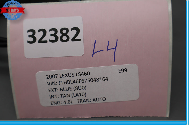 Load image into Gallery viewer, 07-09 Lexus LS460 Rear Trunk Deck Lid Key Lock Cylinder W/ Harness Oem