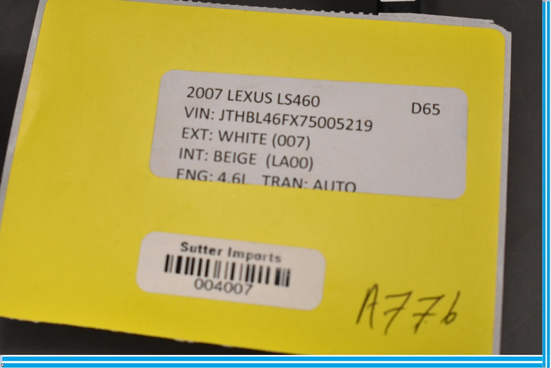 Load image into Gallery viewer, 07-12 Lexus LS460 Steering Wheel Reset Phone & Mode Control Switch W/ Wiring Oem