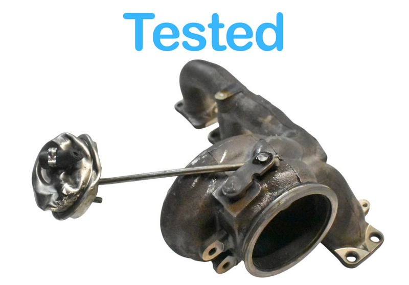 Load image into Gallery viewer, 14-17 Maserati Quattroporte Front Left Turbocharger Exhaust Manifold Oem