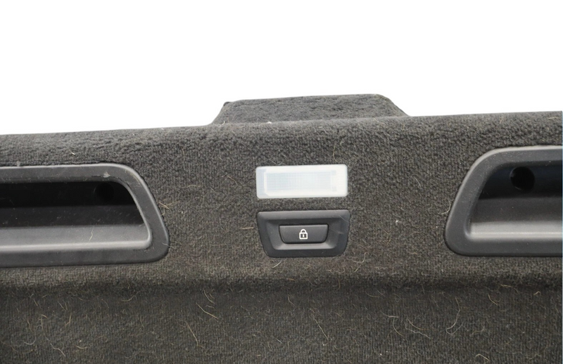Load image into Gallery viewer, 10-17 BMW 535i GT xDrive Rear Trunk Lid Liner Trim Panel W/Switch 52107010 Oem