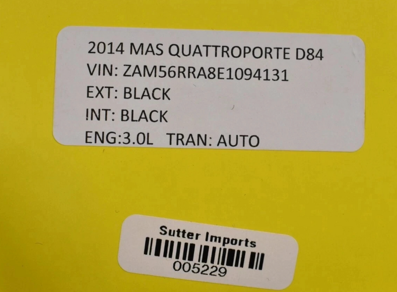 Load image into Gallery viewer, 14-20 Maserati Quattroporte Rear Right Side Trunk Quarter Trim Cover Panel Oem