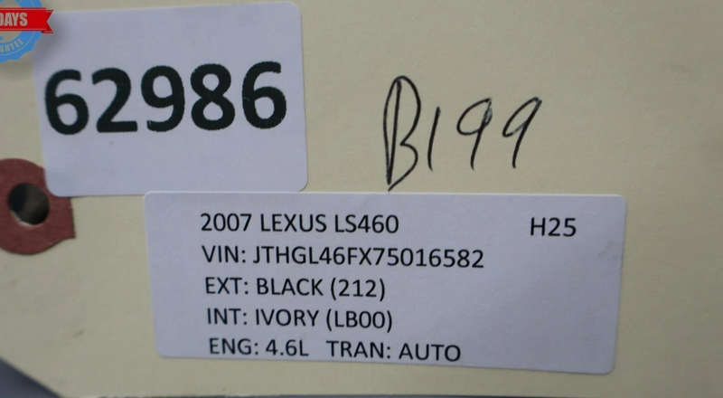 Load image into Gallery viewer, 07-12 Lexus LS460 Rear Right Side Seat Belt Seatbelt Retractor 7336050210 Oem