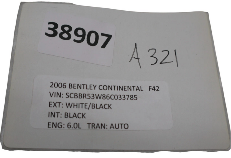 Load image into Gallery viewer, 06-12 Bentley Continental Front Right Door Window Regulator Motor 3W5959702B Oem