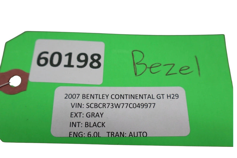 Load image into Gallery viewer, 03-12 Bentley Continental GTC Center Console Shifter Trim Bezel Wood Black Oem