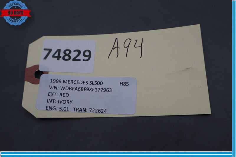 Load image into Gallery viewer, 96-02 Mercedes R129 SL500 Steering Column Ignition Bezel Transponder Oem